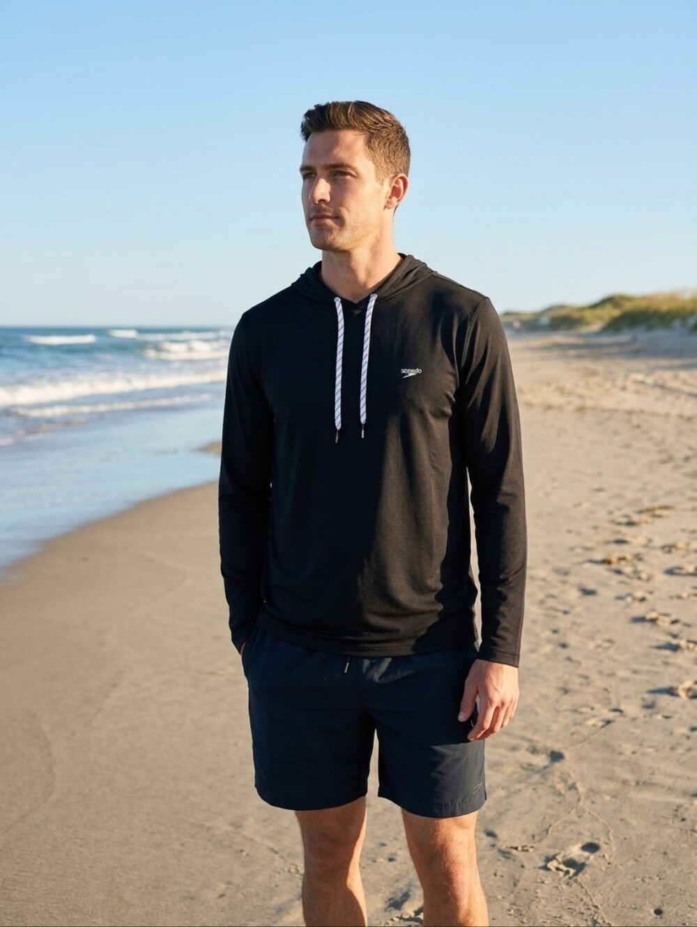 Speedo Flip Turns Stop The Burn Quick Dry Hoodie